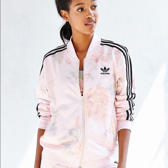 rose pink adidas jacket